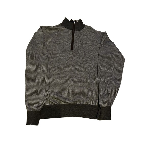 PETER MILLAR Extrafine Merino Wool 1/4 Zip Men Sweater Tag Says L Shrunk to S - Picture 1 of 5